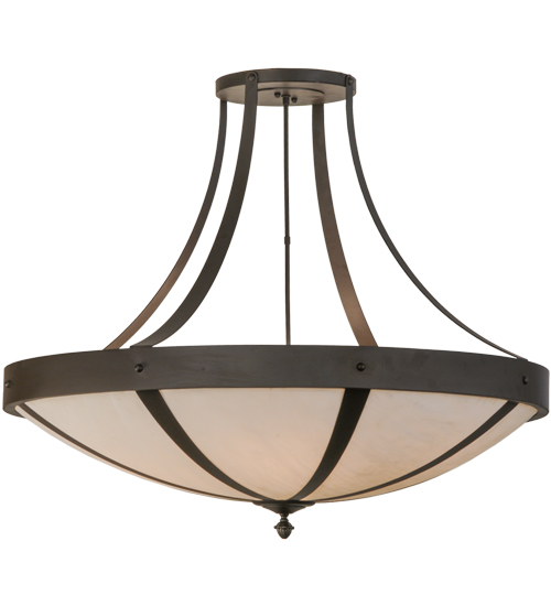 42"W Urban Spoked Semi-Flushmount | 148832