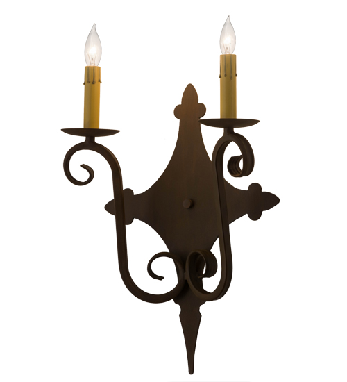 12"W Angelique 2 LT Wall Sconce | 183520