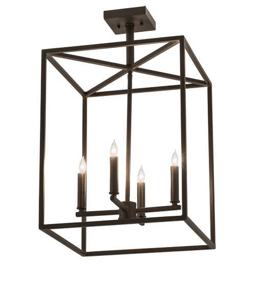 16"Sq Kitzi Box Pendant | 188630