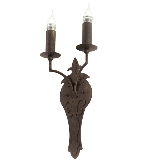 10" Wide Torsade 2 Light Wall Sconce | 195109
