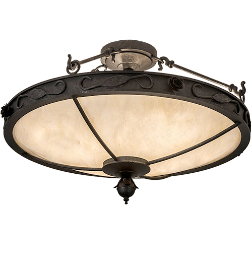 26" Wide Arabesque Semi-Flushmount | 196691