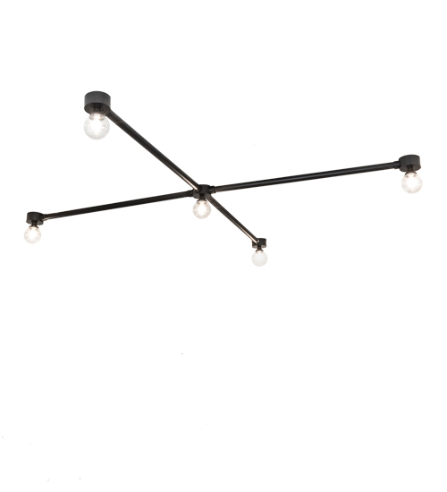 96" Square Pronograde Jack 5 Light Flushmount | 216097