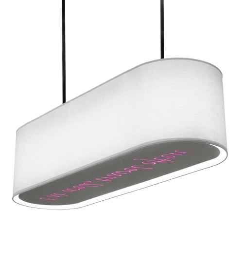 60" Long Personalized Eat Well & Travel Often Pendant | 220812