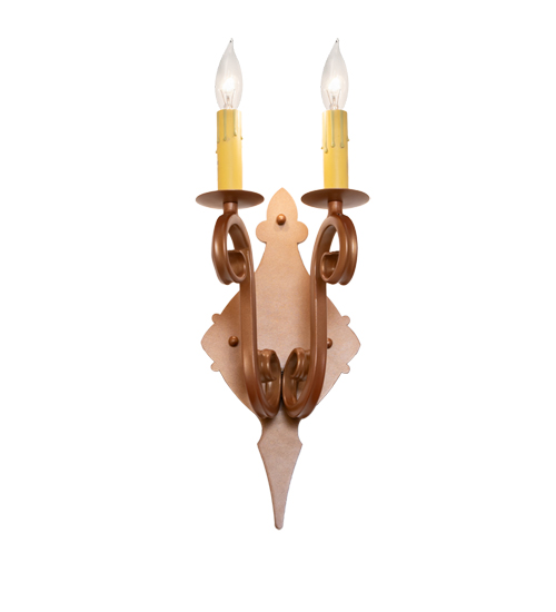 6" Wide Angelique 2 Light Wall Sconce | 286917