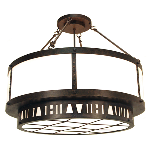 36" Wide Loma Semi-Flushmount | 120287