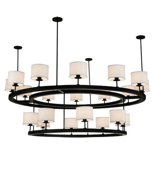 81"W Chestnut Hill 2 Tier Semi-Flushmount | 124823