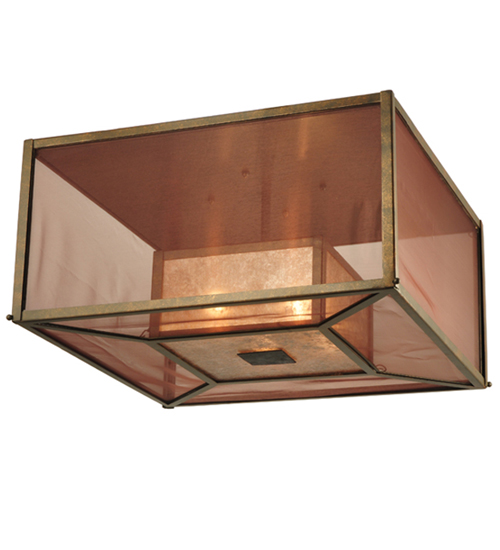 24.5"Sq Quadrato Umador Flushmount | 125237