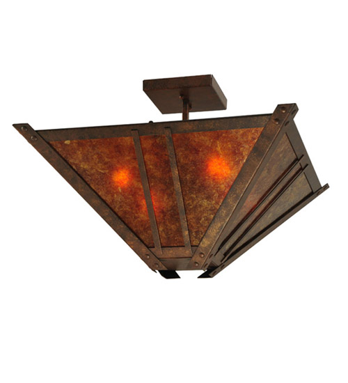 22" Square Arta Semi-Flushmount | 129144