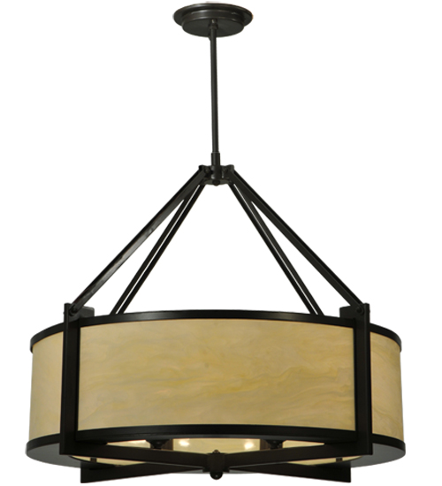 30"W Cilindro Cross Hatch Pendant | 130347