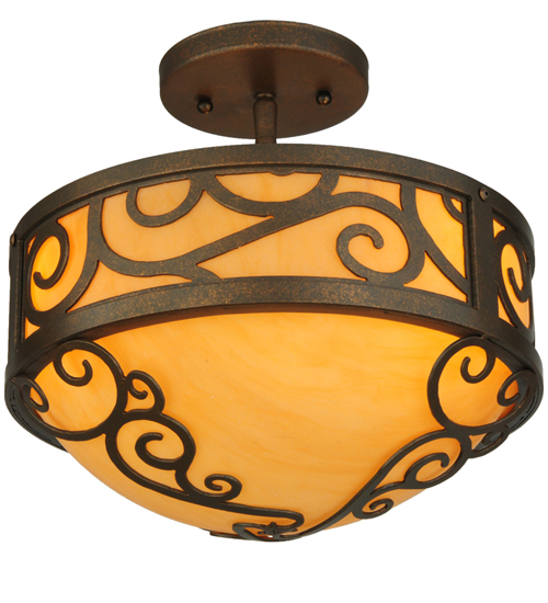 12" Wide Lilliana Semi-Flushmount | 137259