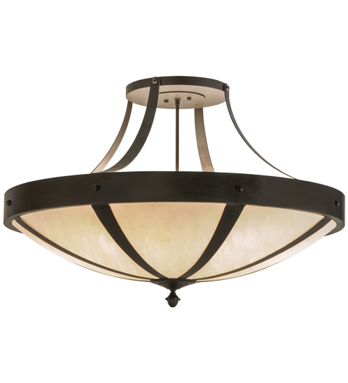 36"W Urban Spoked Semi-Flushmount | 148835