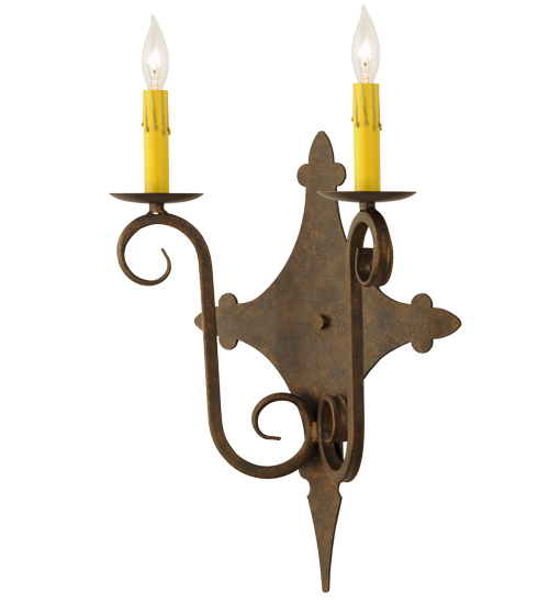 13"W Angelique 2 LT Wall Sconce | 149140