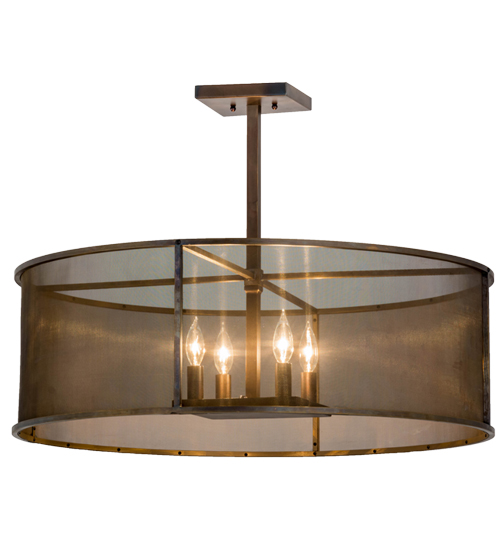 30" Wide Cilindro Rame Pendant | 163842