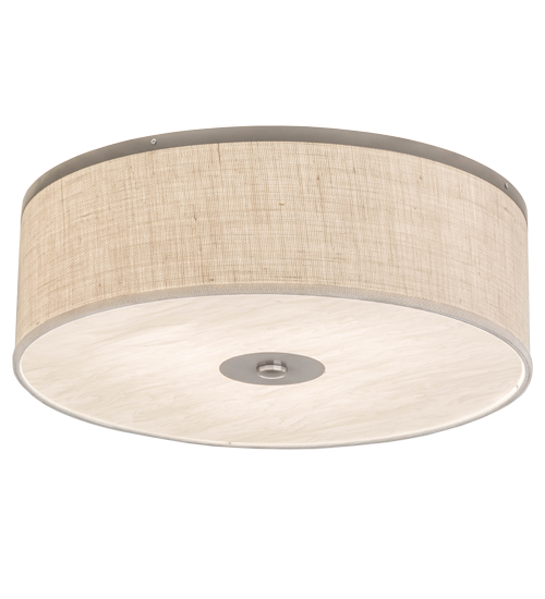 24"W Cilindro Textrene Flushmount | 177129