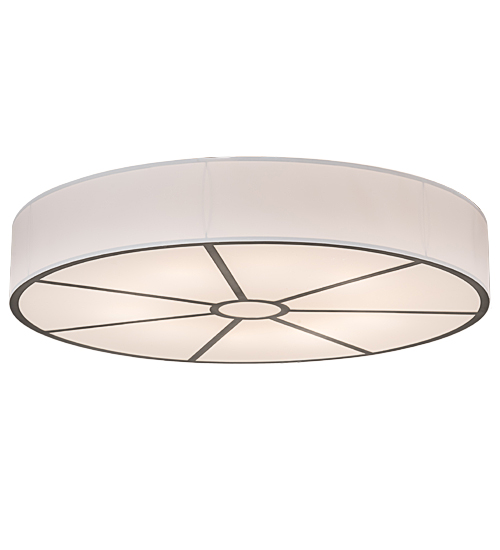 60" Wide Cilindro Textrene Flushmount | 194230