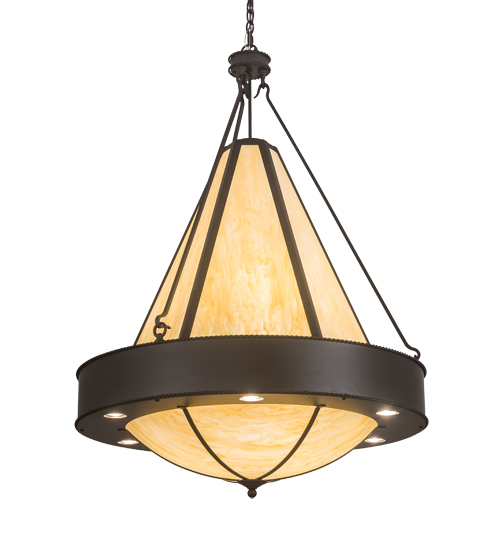36" Wide Obsidian Pendant | 195558