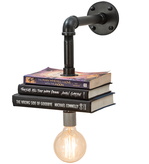 9.5" Wide PipeDream Honorary Author Wall Sconce | 204149