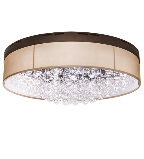 70" Wide Cilindro Bulle Flushmount | 211422
