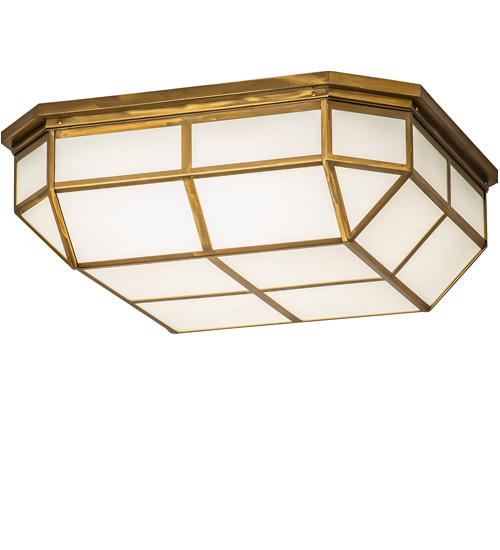 25.5" Square Gibbon Flushmount | 245704