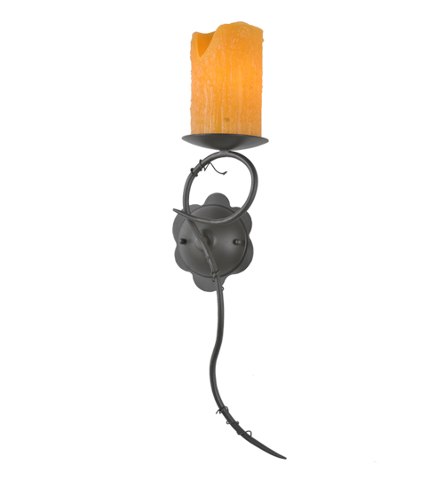 7"W Utana Bluffs Right Wall Sconce | 107002
