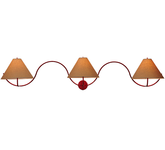84" Wide Soundwave 3 Light Wall Sconce | 114546