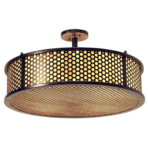 24" Wide Luciano Semi-Flushmount | 115346