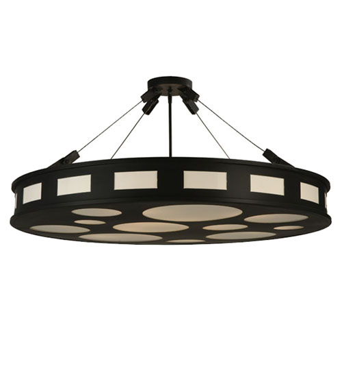 42"W Geo Semi-Flushmount | 122670