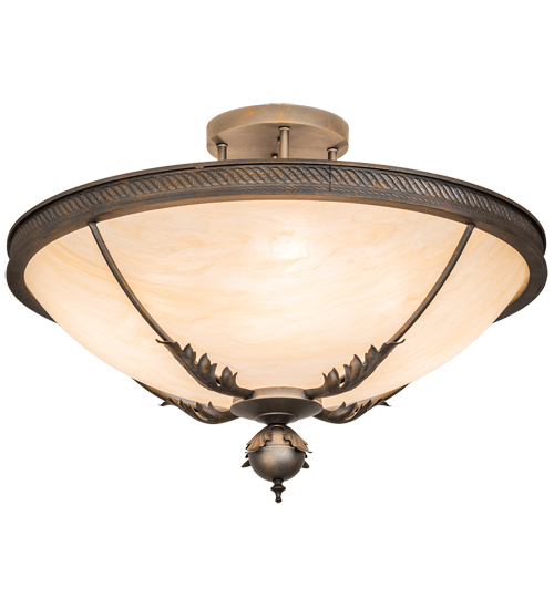 30" Wide Hoja Semi-Flushmount | 132431