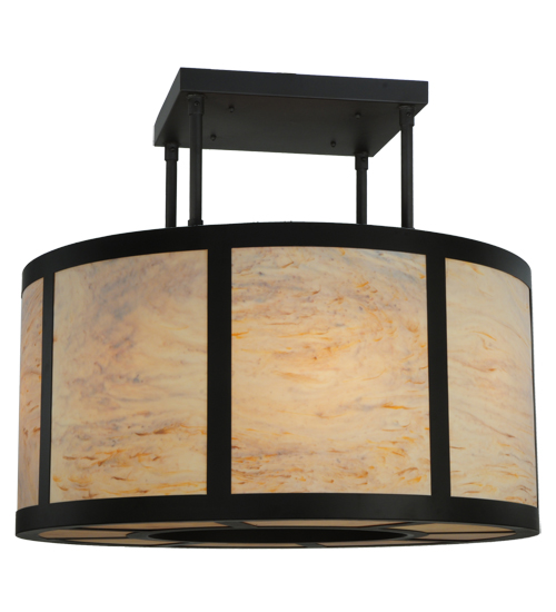 48"W Cilindro Vicksburg Semi-Flushmount | 133435