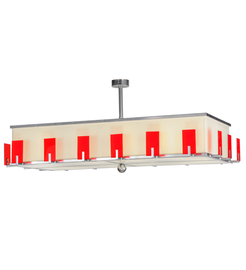 72"L Quadrato Escalade Fabric Oblong Pendant | 149835