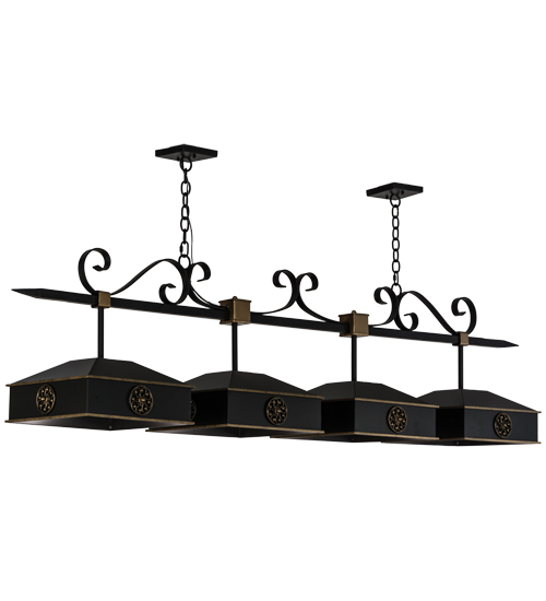 78"L Stefano 4 LT Island Pendant | 155075