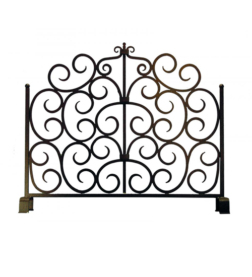 46" Wide Mediterranean Fireplace Screen | 162752