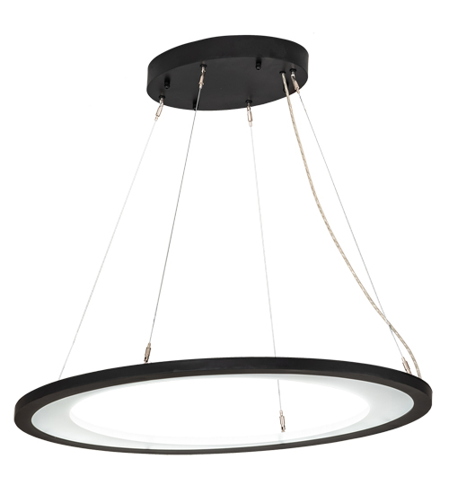 37" Long Anillo Ellipse Oblong Pendant | 177751