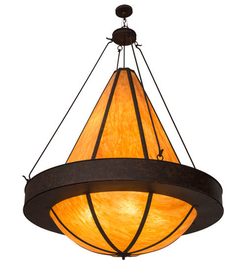 60"W Obsidian Pendant | 181114
