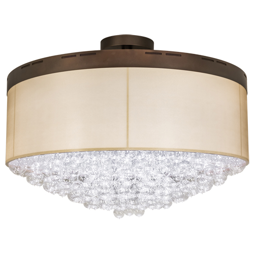 70" Wide Cilindro Bulle Semi-Flushmount | 211420