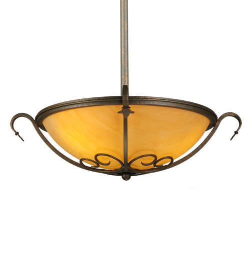 25" Wide Alaine Semi-Flushmount | 221627