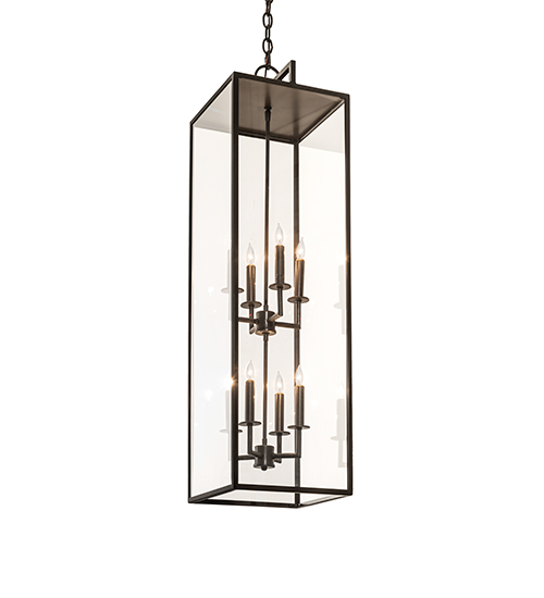 12" Square Kitzi Box Pendant | 240301