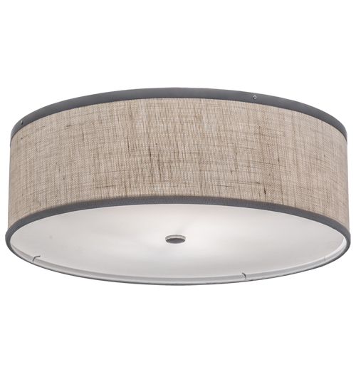 24" Wide Cilindro Textrene Flushmount | 247688