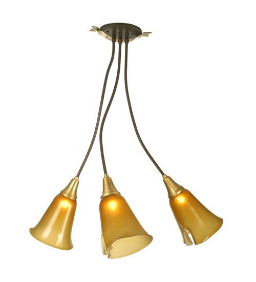 26"W Wilmington 3 Arm Pendant | 51817