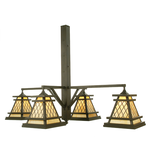 65" Wide Wilson 4 Light Chandelier | 104054