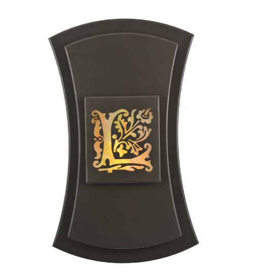 12" Wide Personalized Legacy Point Ranch Wall Sconce | 109713