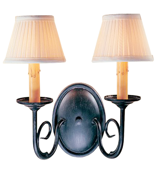 12" Wide Jenna 2 Light Wall Sconce | 117348