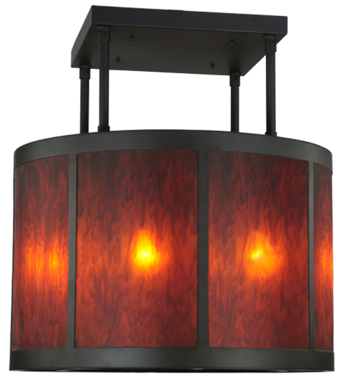 36"W Cilindro Vicksburg Semi-Flushmount | 133449