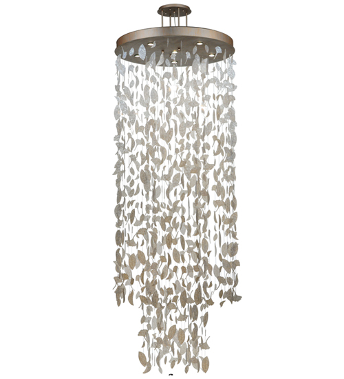 44" Wide Ginkgo Leaf Cascading Pendant | 134925