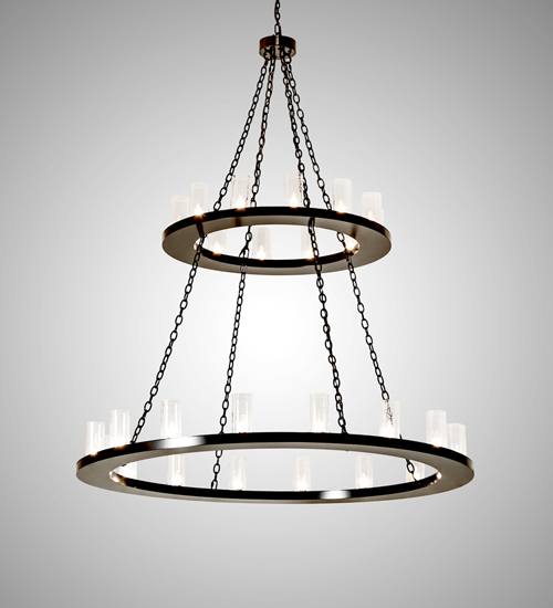 60" Wide Loxley 28 Light Two Tier Chandelier | 153513