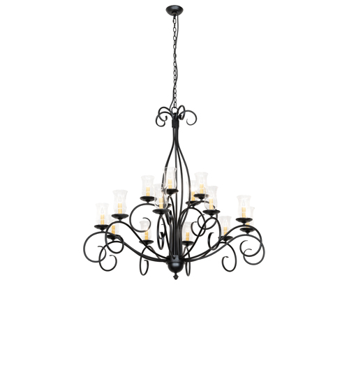 48" Wide Sienna 15 Light Two Tier Chandelier | 156193