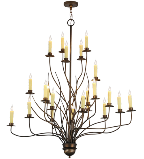 54" Wide Sycamore 22 Light Chandelier | 156313