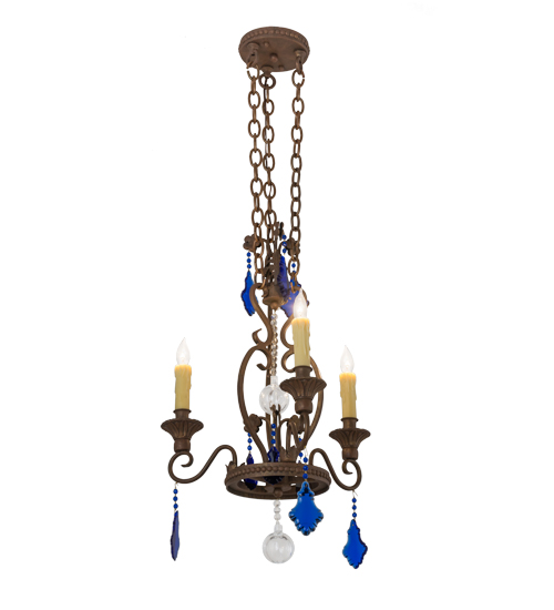 20" Wide Peak 3 Light Chandelier | 157205