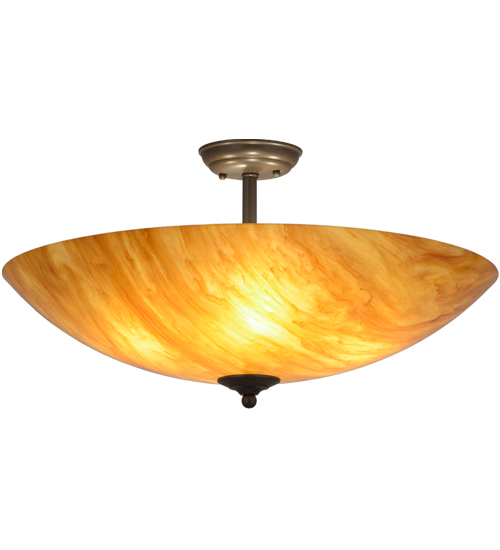 24"W Madison Semi-Flushmount | 157366