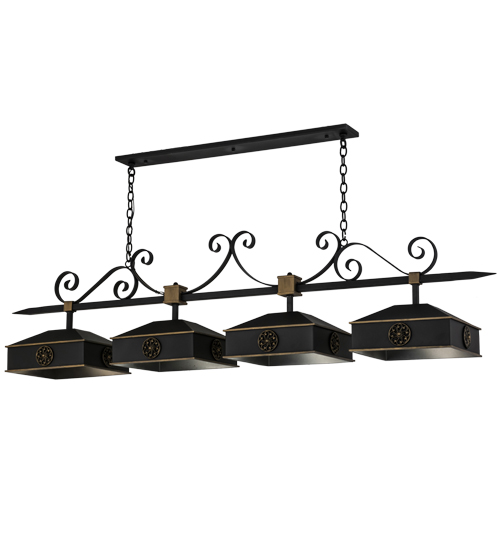 78"L Stefano 4 LT Island Pendant | 164063